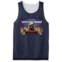 Cats Vote For Trump 2024 Election Mesh Reversible Basketball Jersey Tank