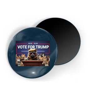 Cats Vote For Trump 2024 Election Magnet