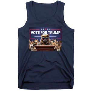 Cats Vote For Trump 2024 Election Tank Top