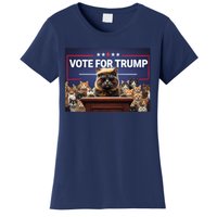 Cats Vote For Trump 2024 Election Women's T-Shirt