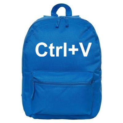 Ctrl V Family Matching Partner Ctrl C Ctrl V Copy And Paste Gift 16 in Basic Backpack