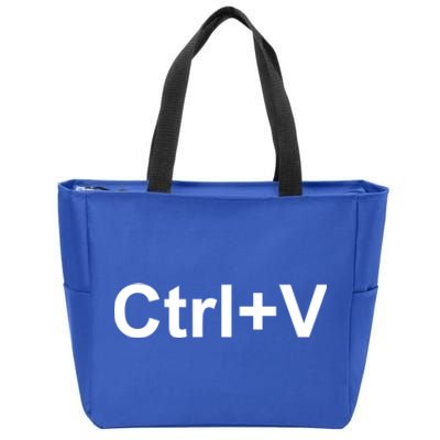 Ctrl V Family Matching Partner Ctrl C Ctrl V Copy And Paste Gift Zip Tote Bag