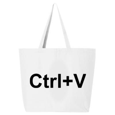 Ctrl V Family Matching Partner Ctrl C Ctrl V Copy And Paste Gift 25L Jumbo Tote