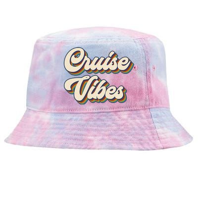 Cruise Vibes funny Family Cruise Vacation Party Tie-Dyed Bucket Hat