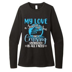 Cruising Vacation Family Trip Husband And Wife Cruising Funny Gift Womens CVC Long Sleeve Shirt