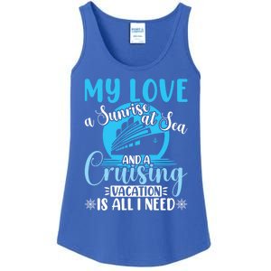 Cruising Vacation Family Trip Husband And Wife Cruising Funny Gift Ladies Essential Tank