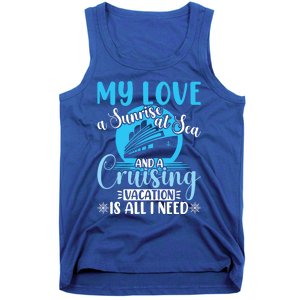 Cruising Vacation Family Trip Husband And Wife Cruising Funny Gift Tank Top