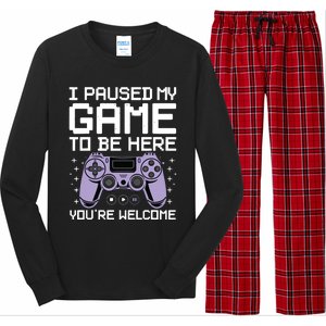 Cool Video Game Art For Men Women Video Gamer Gaming Lover Long Sleeve Pajama Set