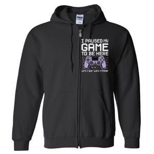 Cool Video Game Art For Men Women Video Gamer Gaming Lover Full Zip Hoodie