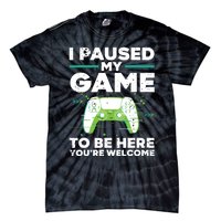 Cool Video Gamer For Men Boy Game Paused Gaming Gamers Tie-Dye T-Shirt