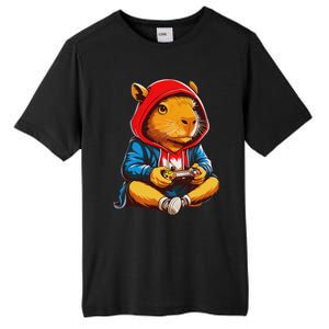 Capybara Video Games Funny Gaming Capy Teen Tall Fusion ChromaSoft Performance T-Shirt