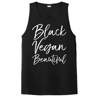 Cute Vegan Gift For Black Cute Black Vegan Beautiful Gift PosiCharge Competitor Tank