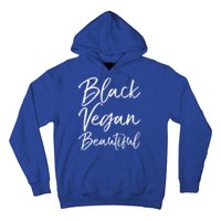 Cute Vegan Gift For Black Cute Black Vegan Beautiful Gift Hoodie