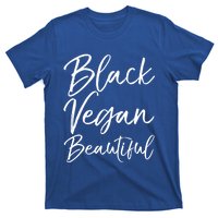 Cute Vegan Gift For Black Cute Black Vegan Beautiful Gift T-Shirt