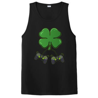 Clover Video Game Controllers St Patricks Day PosiCharge Competitor Tank