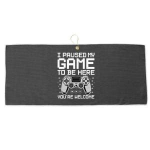 Cool Video Game Art Video Gamer Gaming Lover Large Microfiber Waffle Golf Towel