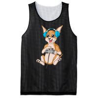 Chihuahua Video Gamer Mesh Reversible Basketball Jersey Tank