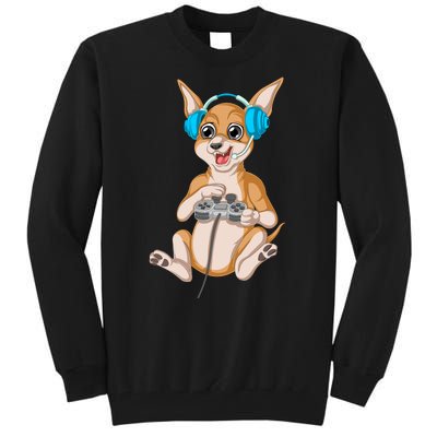 Chihuahua Video Gamer Tall Sweatshirt