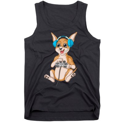 Chihuahua Video Gamer Tank Top