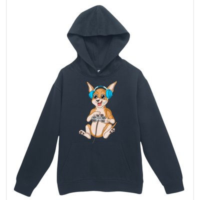 Chihuahua Video Gamer Urban Pullover Hoodie