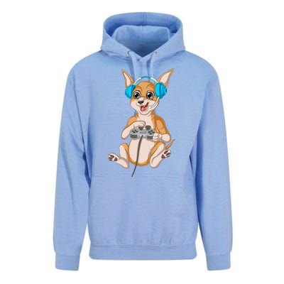 Chihuahua Video Gamer Unisex Surf Hoodie