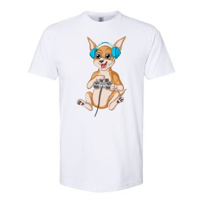 Chihuahua Video Gamer Softstyle CVC T-Shirt