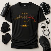 Cool Vintage Gold DB Level VU Meter Music Bass Lover Performance Shirt