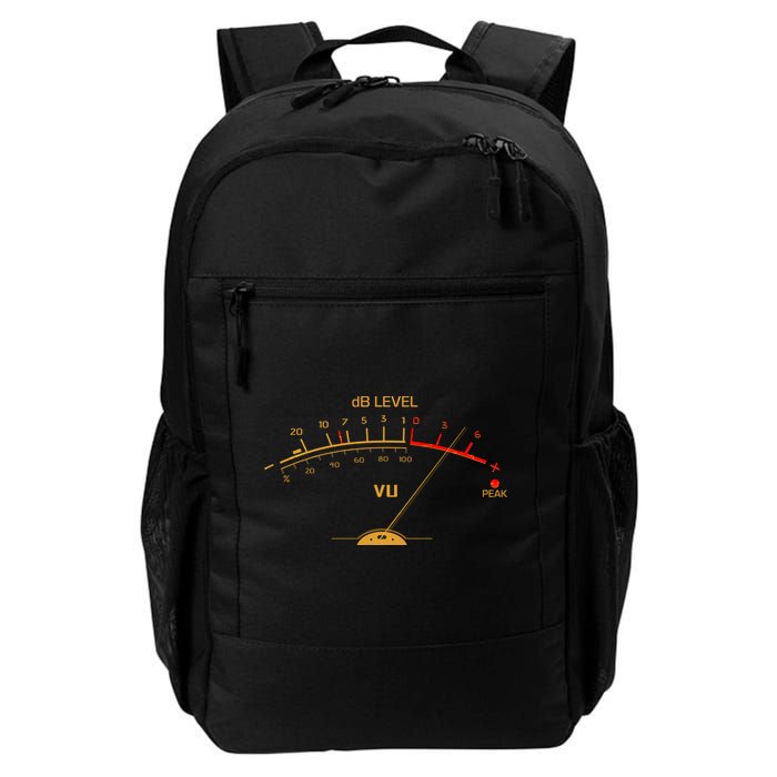 Cool Vintage Gold DB Level VU Meter Music Bass Lover Backpack