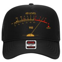 Cool Vintage Gold DB Level VU Meter Music Bass Lover Hat