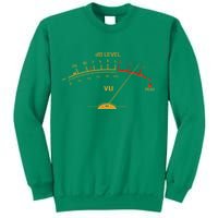 Cool Vintage Gold DB Level VU Meter Music Bass Lover Sweatshirt