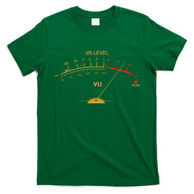 Cool Vintage Gold DB Level VU Meter Music Bass Lover T-Shirt