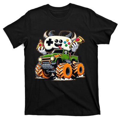 Cool  Video Game Pizza Lifted Truck T-Shirt