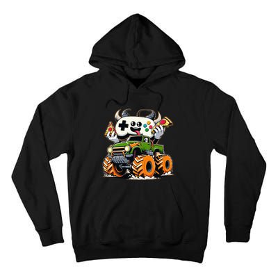 Cool  Video Game Pizza Lifted Truck Tall Hoodie