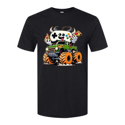 Cool  Video Game Pizza Lifted Truck Softstyle CVC T-Shirt