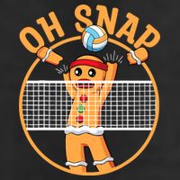 Christmas Volleyball Gingerbread Man Blocker Oh Snap Adult Drive Performance Visor