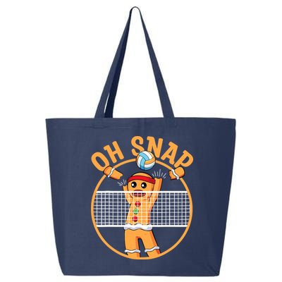 Christmas Volleyball Gingerbread Man Blocker Oh Snap 25L Jumbo Tote
