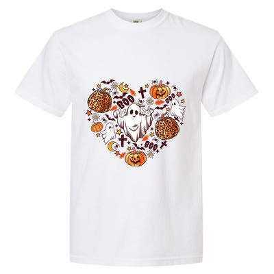 Cute Vintage Graphic Halloween Party Halloween Doodles Heart Garment-Dyed Heavyweight T-Shirt