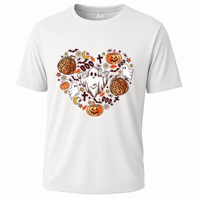 Cute Vintage Graphic Halloween Party Halloween Doodles Heart Performance Shirt