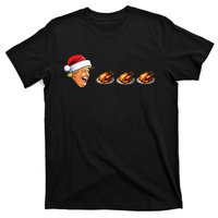 Christmas Video Game Trump Face Eating Turkey Gamer T-Shirt