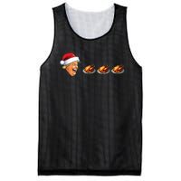 Christmas Video Game Trump Face Eating Turkey Gamer Mesh Reversible Basketball Jersey Tank