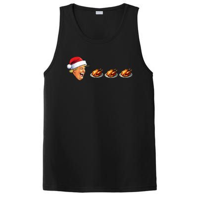 Christmas Video Game Trump Face Eating Turkey Gamer PosiCharge Competitor Tank