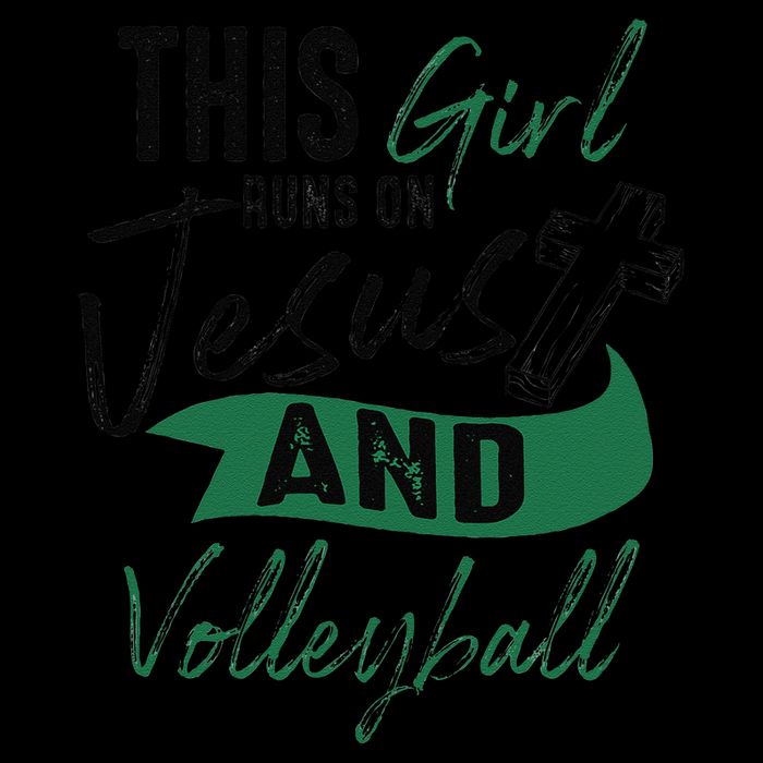 Cool Volleyball Gifts For Funnyn Girl Run On Jesus Impact Tech Backpack