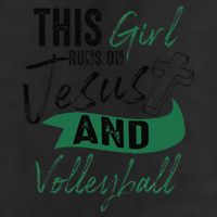 Cool Volleyball Gifts For Funnyn Girl Run On Jesus 11oz C Handle Ceramic Mug