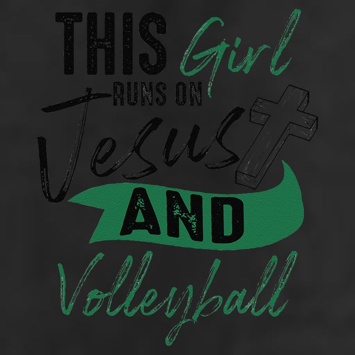 Cool Volleyball Gifts For Funnyn Girl Run On Jesus 11oz C Handle Ceramic Mug