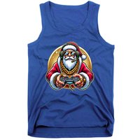 Christmas Video Game Santa Gamer Xmas Gift Tank Top