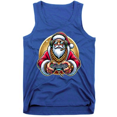 Christmas Video Game Santa Gamer Xmas Gift Tank Top