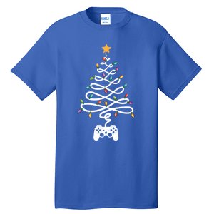 Christmas Video Game Xmas Tree Gaming Lover Video Gamer Cool Gift Tall T-Shirt