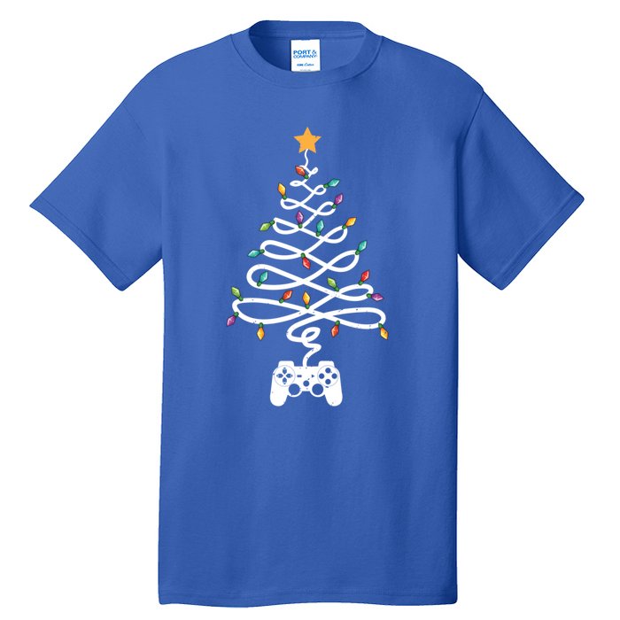 Christmas Video Game Xmas Tree Gaming Lover Video Gamer Cool Gift Tall T-Shirt