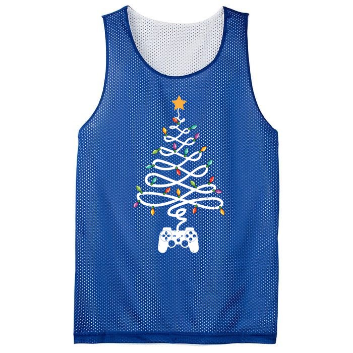 Christmas Video Game Xmas Tree Gaming Lover Video Gamer Cool Gift Mesh Reversible Basketball Jersey Tank