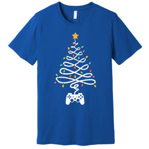 Christmas Video Game Xmas Tree Gaming Lover Video Gamer Cool Gift Premium T-Shirt